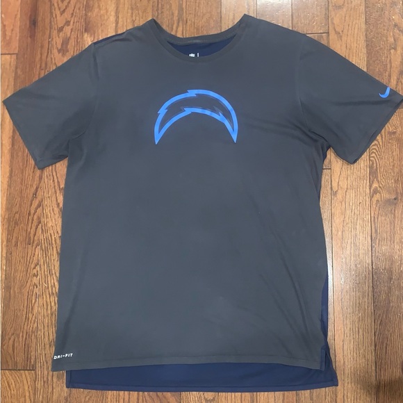 Nike Dri-FIT On Field Los Angeles Chargers T-Shirt XL - Picture 1 of 5